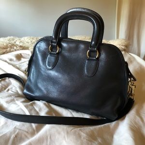 Coach “Baxter” vintage doctors bag in black